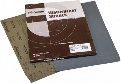 Наждачний папірSunMight водостійкий 230x280 мм D332 08118