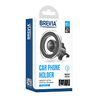 Автотримач AirVent Ultra Сrystal MagRING Brevia 48020 [019] Black