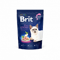 Корм для дорослих котів Brit Premium By Nature з куркою 1,5 кг