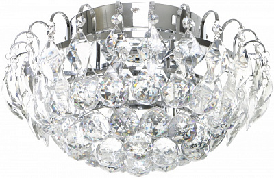 Світильник настінно-стельовий Globo TOULOUSE 4x40 Вт прозорий 46634-4