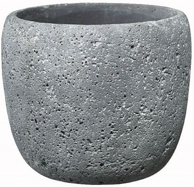 Кашпо керамическое Soendgen Bettona 1327-0028-2395 круглый темно-серый 