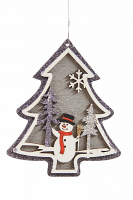 Подвеска Елка 11,5 см 8951