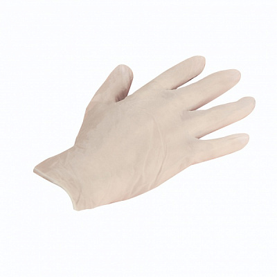 Рукавички Petruzalek вінілові неопудрені 100 шт./уп. (1030679) р. XL білий