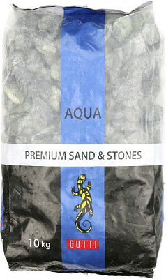 Ґрунт для акваріума GUTTI Мармур Marmo malachite зелений 2-4 см 10 кг