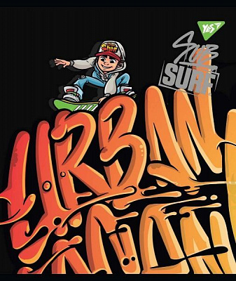 Зошит шкільний А5/24 в клітинку Boys manner 765233 YES