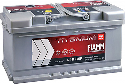 Аккумулятор автомобильный Titanium Pro 85Ah 760A 12V «+» справа