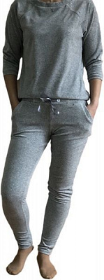 Костюм домашній жіночий Roksana Велюр 492/50070 р. L сірий меланж