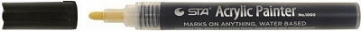 Маркер акриловий STA 1000 2-3 мм STA1000-S чорний
