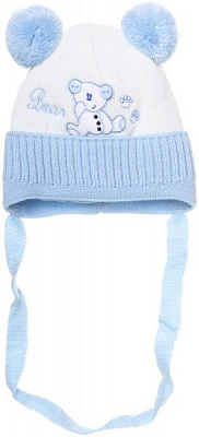 Шапочка детская для мальчика Luna Kids р.36 молочный 2105 