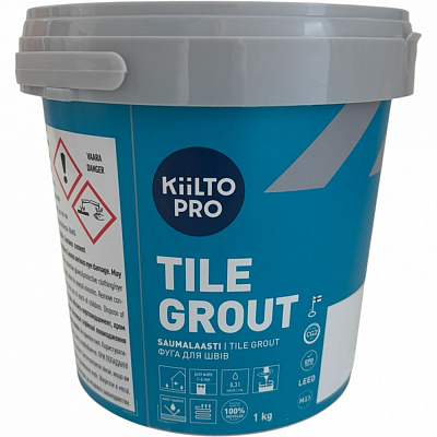 Затірка для плитки Kiilto Pro Tile Grout 54 1 кг коричневий