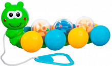 Каталка Bebelino Гусінь з кульками