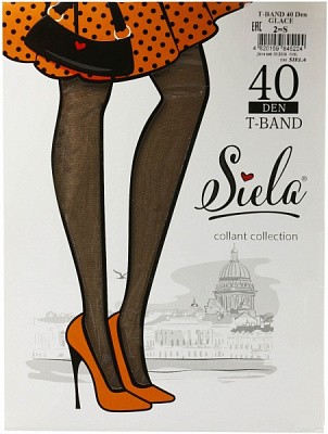 Колготки SIELA T-BAND 40 den glase р. 2 кремовый 