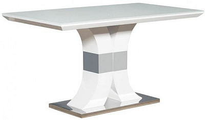 Стол обеденный Космо DT2020-1 1400х800х760 белый глянец 