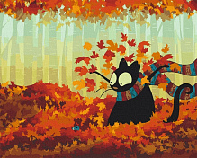 Картина по номерам Осенняя встреча 11622-AC 40х50 см ArtCraft 
