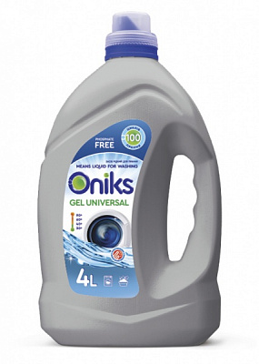 Жидкое средство для машинной и ручной стирки ONIKS UNIVERSAL 4 л 