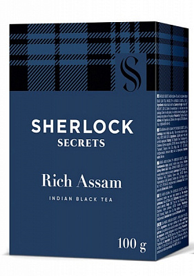 Чай чорний Sherlock Secrets Rich assam 100 г
