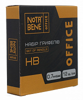 Набір грифелів HB 0,7 мм 12 шт. графіт Nota Bene