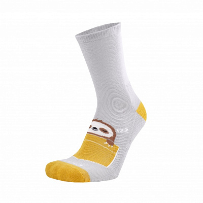 Шкарпетки унісекс Duna новорічні 4120 махра р.20–22 світло-сірий