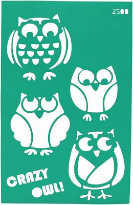 Трафарет самоклейкий №2500 серія Тварини GPТ50045847 130x200 мм Rosa Talent