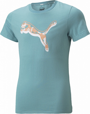 Футболка Puma Alpha Tee 84693761 р.116 блакитний