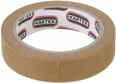 Малярная лента КARTEX 2.4 x 35000см коричн. 100°С 70202