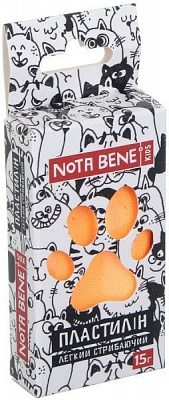 Пластилин легкий прыгающий 15 г светло-оранжевый Nota Bene