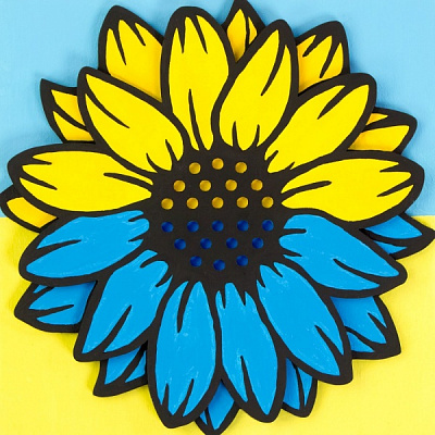 Набір для творчості 3D-картина Соняшник N0003541 18x18 см Rosa Talent