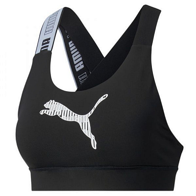 Бра Puma Mid Impact Feel it Bra 51957501 M чорний