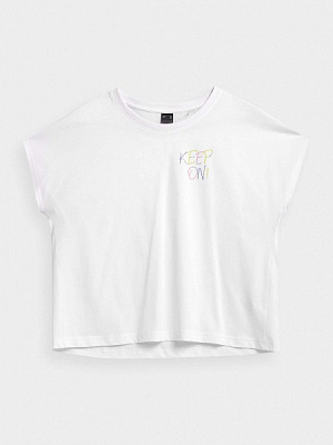 Футболка 4F D4Z21-TSD255-10S р.L білий