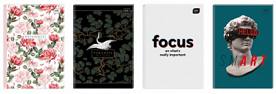 Книга для нотаток А5 96 арк 221636 в асортименті InterDRUK