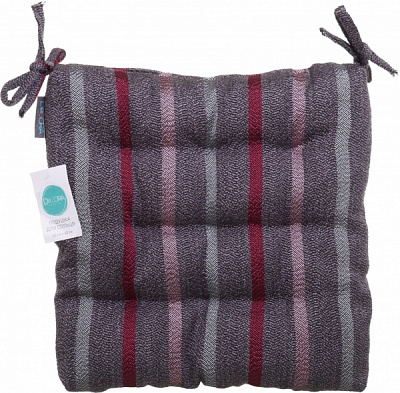 Подушка на стул на завязках 40x40 см в ассортименте Decora textile 