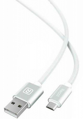 Кабель Recci USB – microUSB 1 м (344922) RCM-U150 Puff Micro 
