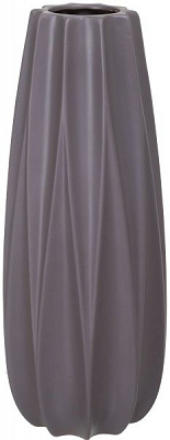 Ваза керамическая серая Elegant 17.5х45.7 см
