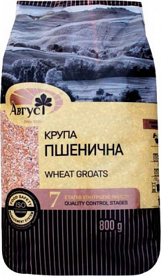 Крупа пшеничная Август 800 г 4820019600437 