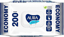 Вологі серветки Aura Family 200 шт.