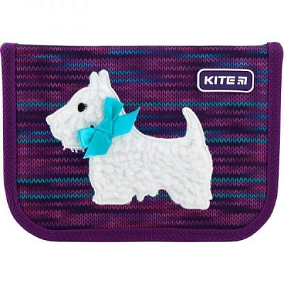 Пенал 622 Cute puppy KITE фиолетовый