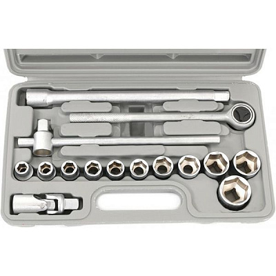 Набор головок торцевых 1/2 ВІЗ 2B 16 шт 30716