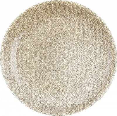 Блюдо Seta 33 золотой Dekor Cam 