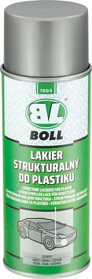 Лак структурний для пластику сірий BOLL 400 мл
