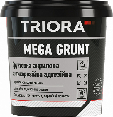 Ґрунтовка акрилова адгезійна Triora Mega Grunt 2,5 кг