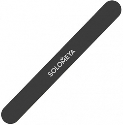 Пилочка для ногтей Solomeya профессиональная для натуральных и искусственных ногтей 100/100 грит (закругленная) 72052