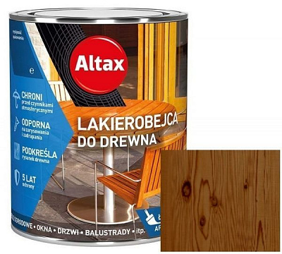 Лакобейц для деревини Altax горіх сатиновий глянець 0,25 л
