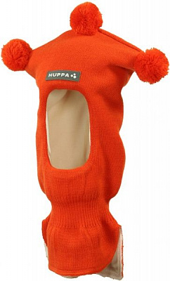 Шапка HUPPA Вязаная шолом для малюків COCO 2, S р.49-51 помаранчевий 85070200-90022-00S