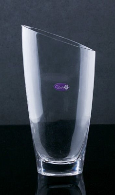 Ваза стеклянная прозрачная 31-108-042 Viola