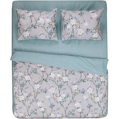 Комплект постільної білизни Flowers on grey 2.0 мульті La Nuit