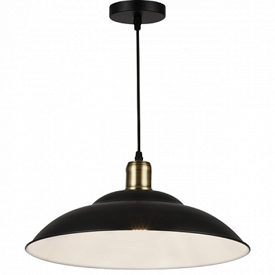 Світильник підвісний Hopfen Loft Cap 1x40 Вт E27 чорний