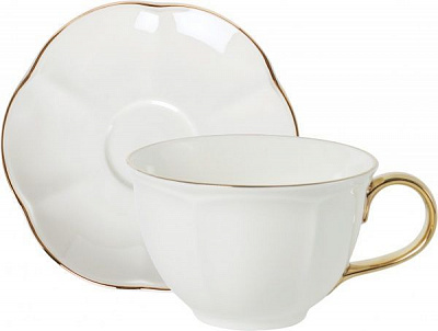 Чашка с блюдцем Ritz Gold 250 мл