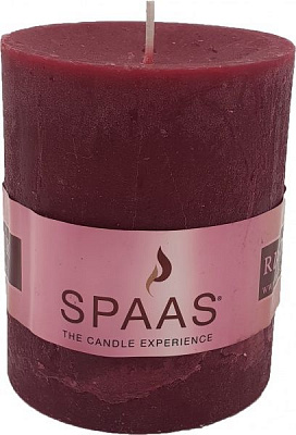 Свеча Рустик Красная ТМ SPAAS 70/85