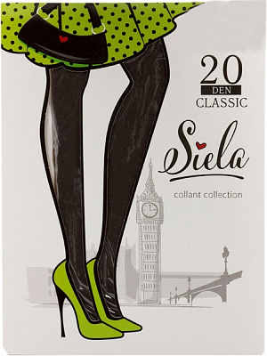Колготки SIELA CLASSIC 20 den tabaco р. 3 коричневый 