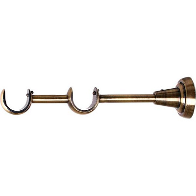 Держатель для карниза Cardinal двойной d25/25 мм антик 